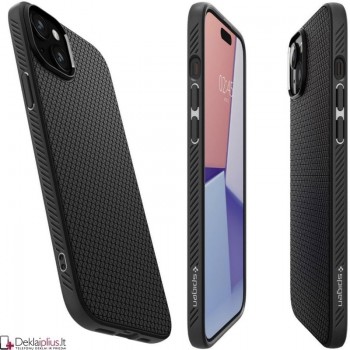 Spigen Liquid Air dėklas - juodas (Apple Iphone 15 Plus)